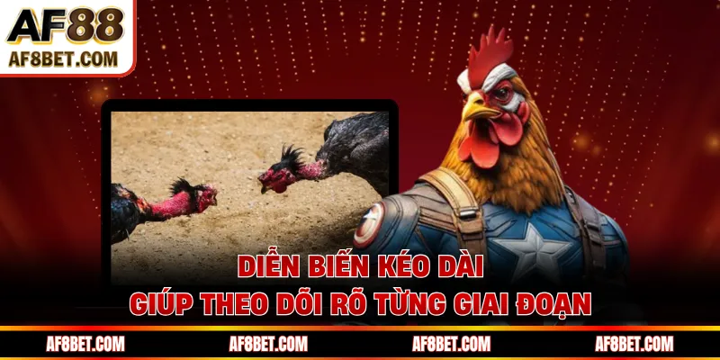 Diễn biến kéo dài giúp theo dõi rõ từng giai đoạn