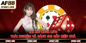 Tài Xỉu AF88 Live Trải Nghiệm Và Cách Soi Cầu Hiệu Quả