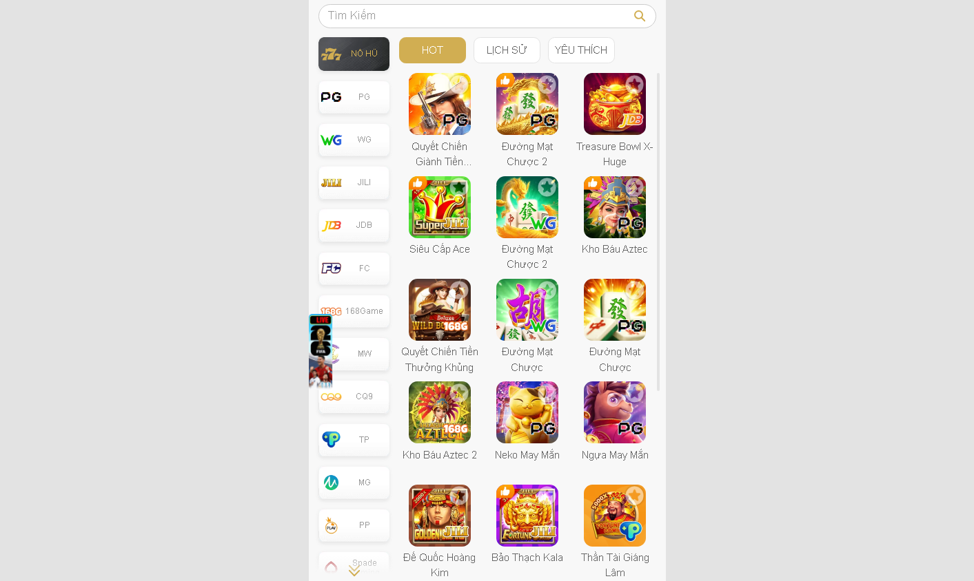 Các tựa game nổ hũ hot nhất tại nhà cái AF88